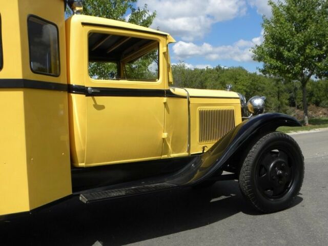 1929 Yellow Ford Model A --