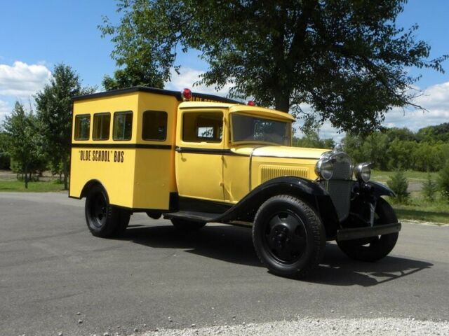 1929 Yellow Ford Model A --