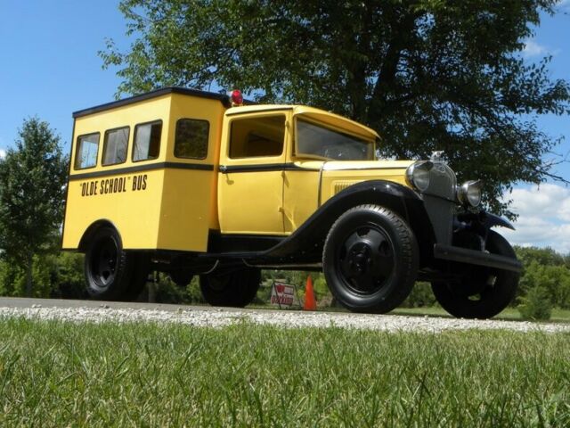 1929 Yellow Ford Model A --