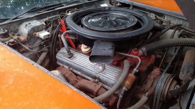 1974 Orange Chevrolet Corvette Coupe