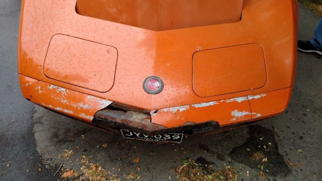 1974 Orange Chevrolet Corvette Coupe