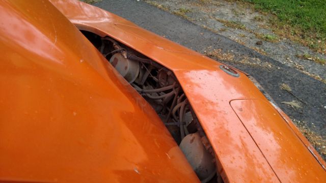 1974 Orange Chevrolet Corvette Coupe