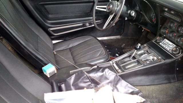 1974 Orange Chevrolet Corvette Coupe