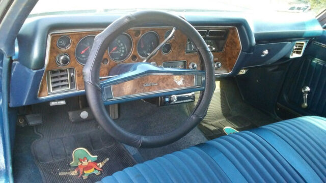 1970 Blue Chevrolet Monte Carlo Coupe