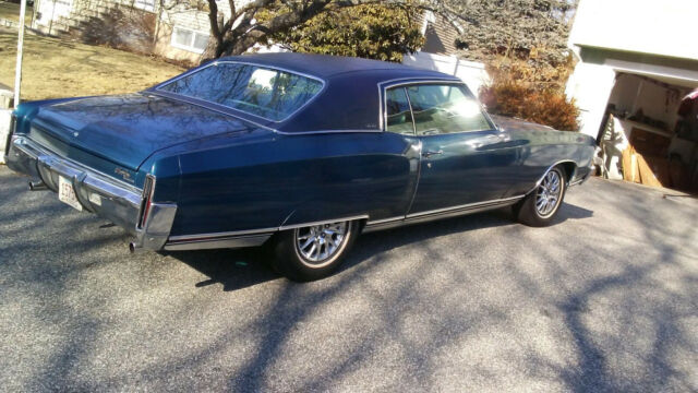 1970 Blue Chevrolet Monte Carlo Coupe