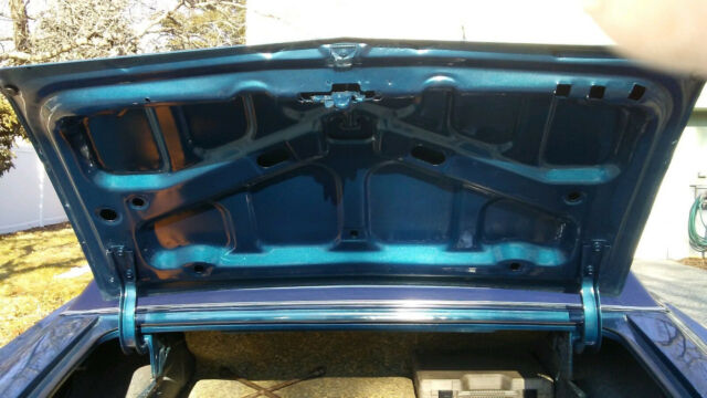 1970 Blue Chevrolet Monte Carlo Coupe