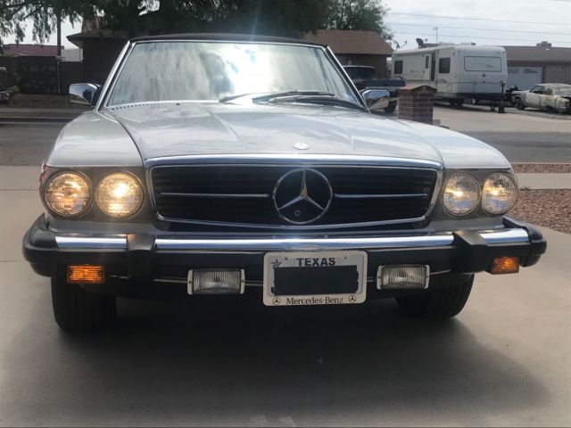 1983 White Mercedes-Benz SL-Class Convertible