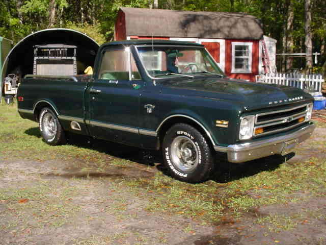 1968 Black Chevrolet C-10 Cab &amp- Chassis