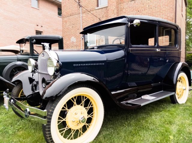 1929 Blue Ford Model A Sedan
