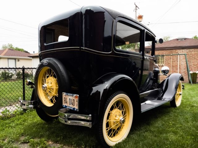 1929 Blue Ford Model A Sedan