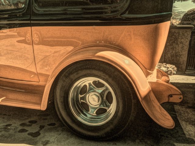 1932 Yellow Ford Other Sedan