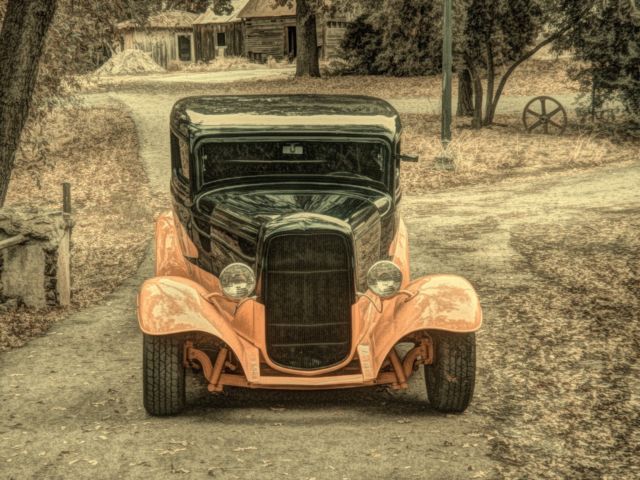 1932 Yellow Ford Other Sedan