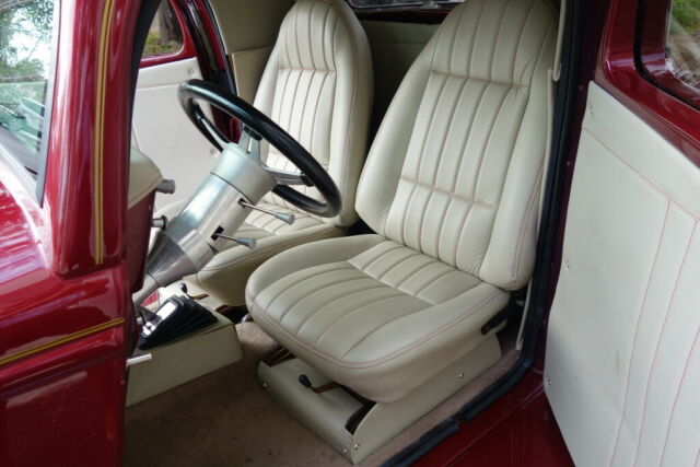 1934 Burgundy Ford 3-Window Coupe Coupe