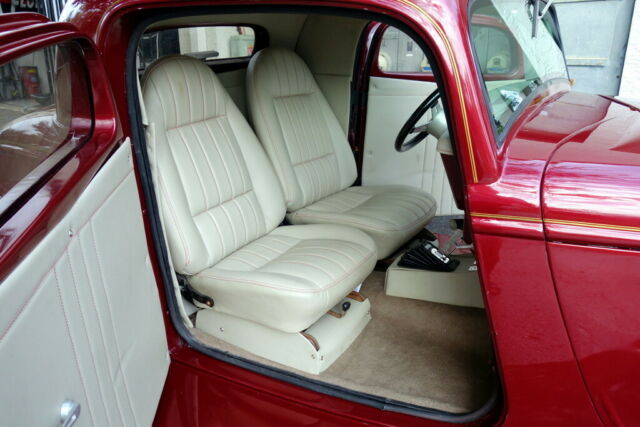 1934 Burgundy Ford 3-Window Coupe Coupe
