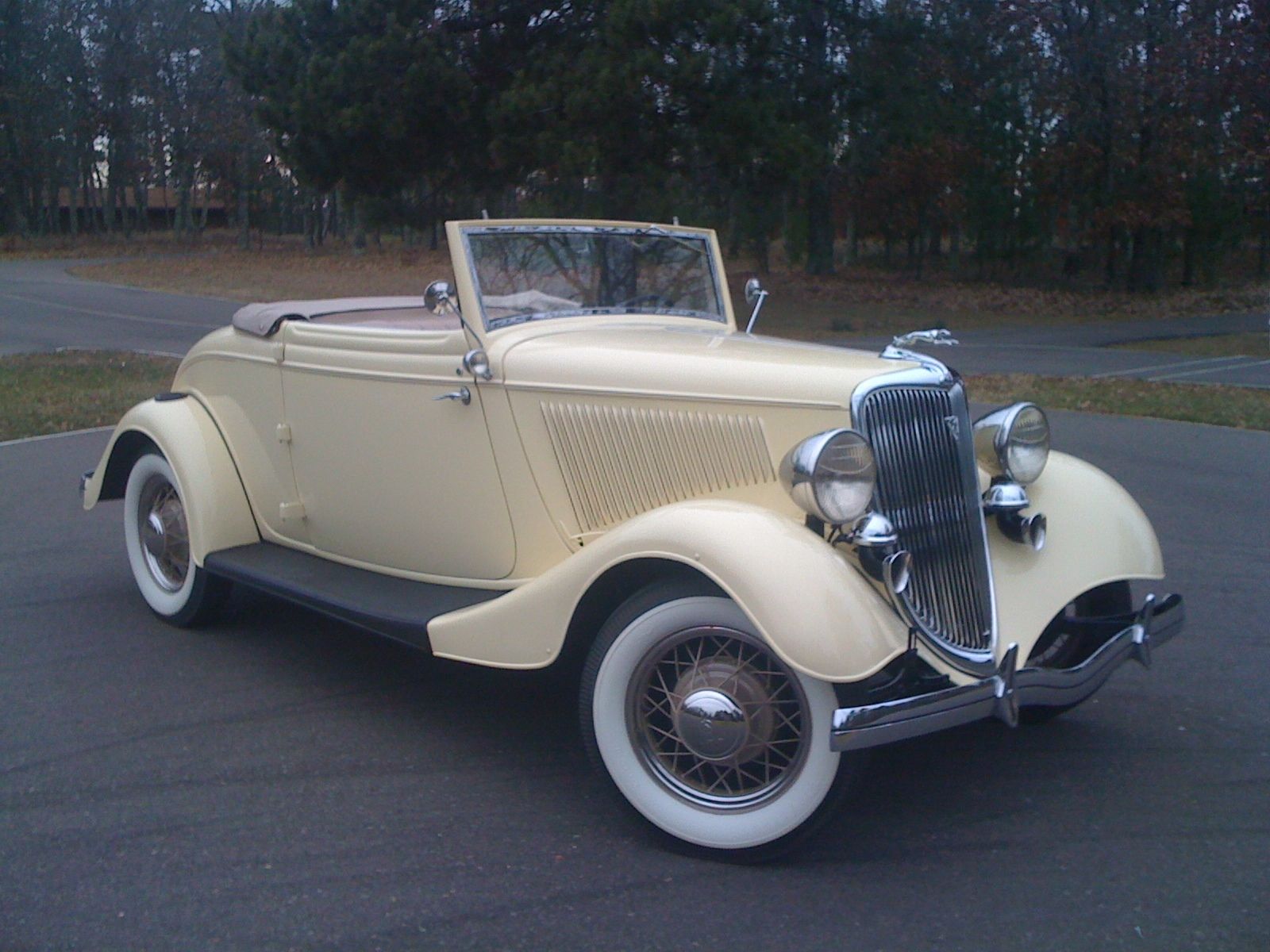 1934 IVORY CREAM Ford Other Convertible