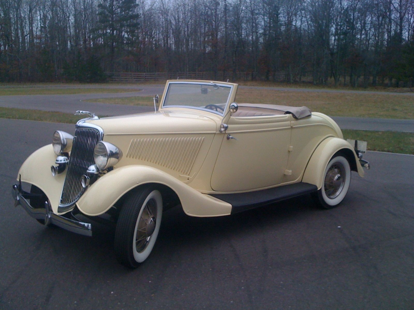 1934 IVORY CREAM Ford Other Convertible