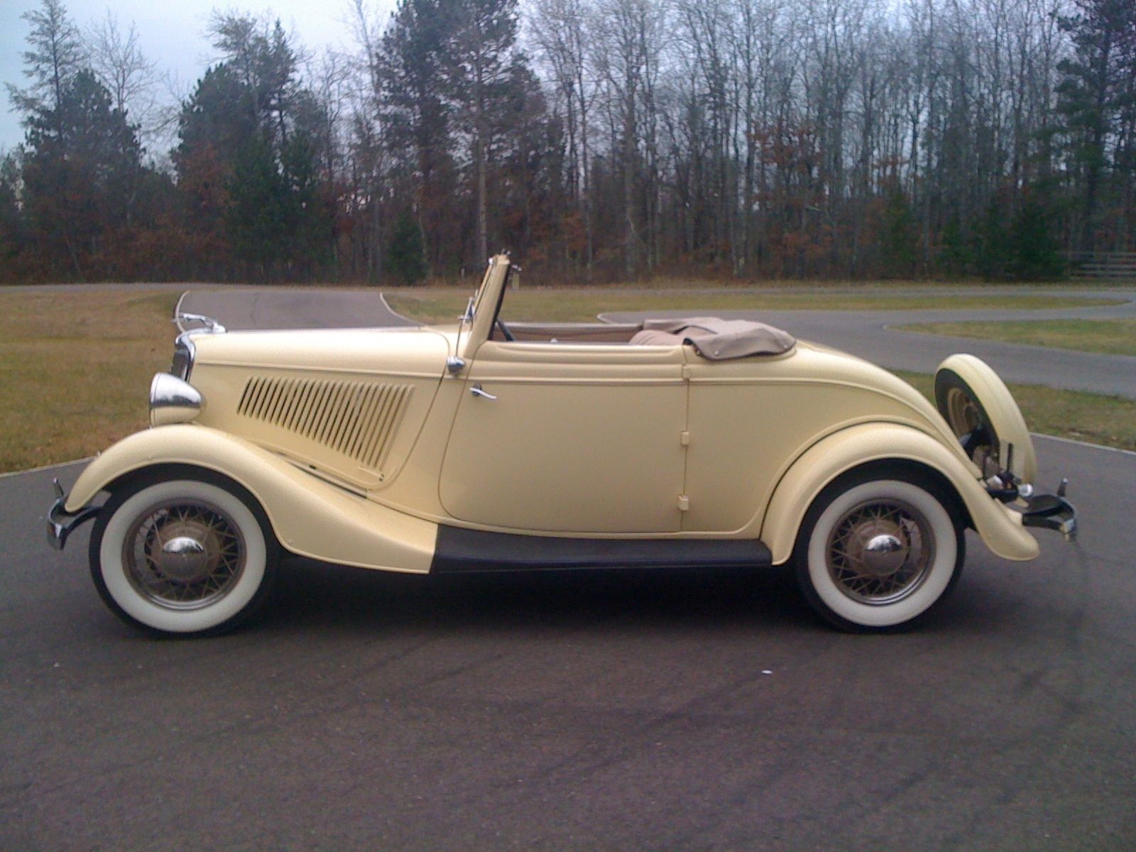 1934 IVORY CREAM Ford Other Convertible