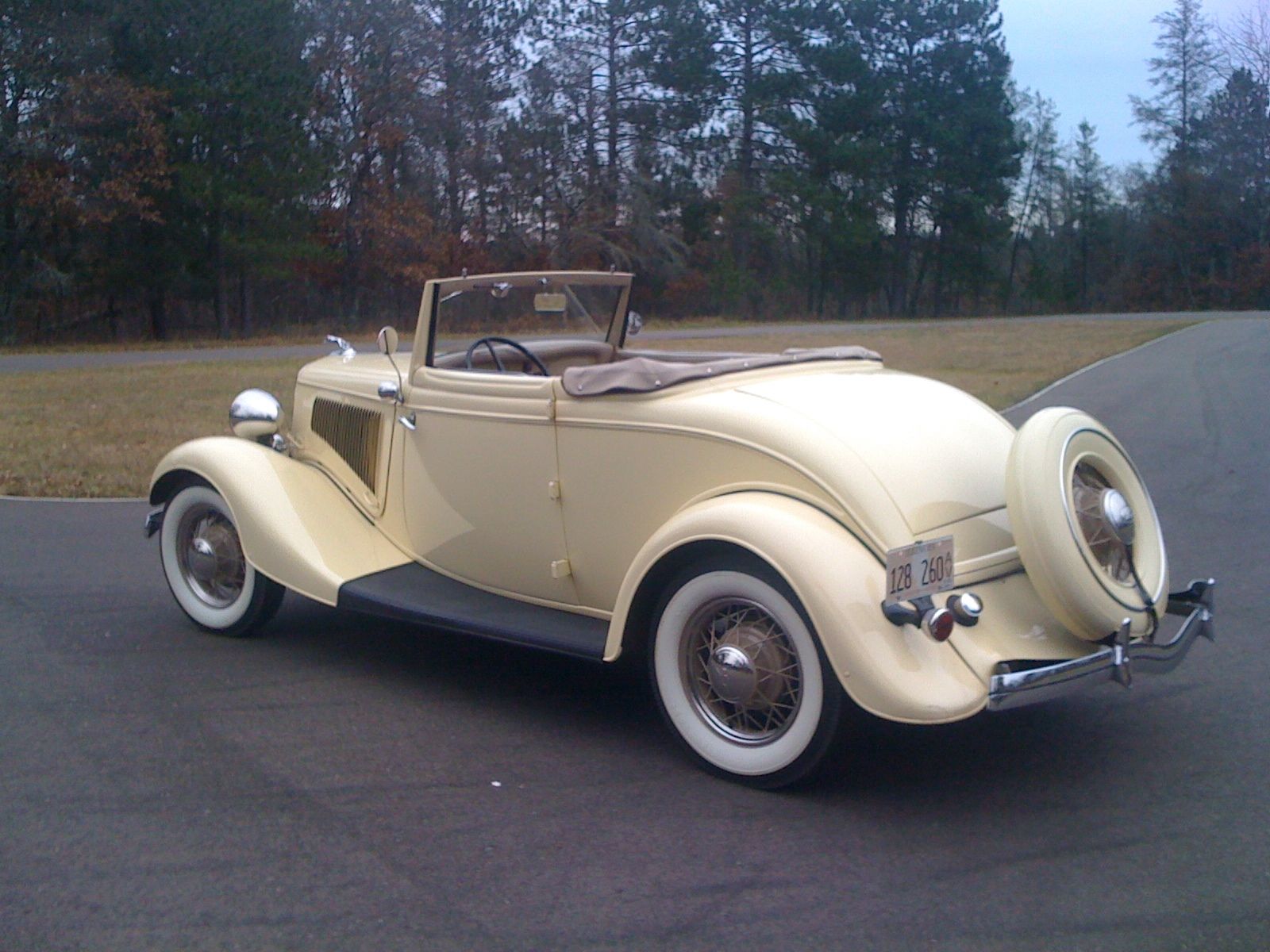 1934 IVORY CREAM Ford Other Convertible