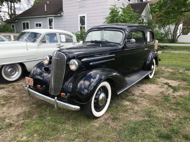 1936 Black Chevrolet Two Door Sedan Sedan