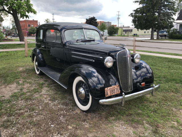 1936 Black Chevrolet Two Door Sedan Sedan
