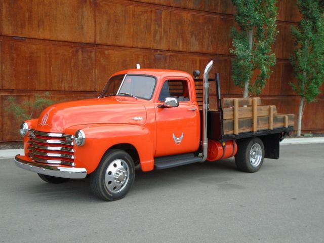 1951 Hugger Orange Chevrolet Other Pickups Standard Cab Pickup