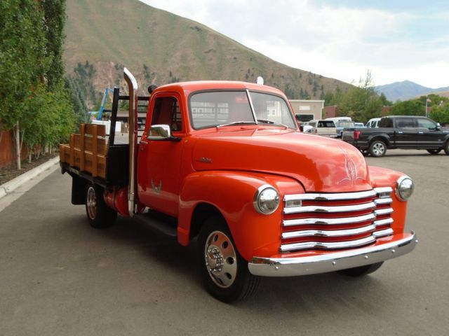 1951 Hugger Orange Chevrolet Other Pickups Standard Cab Pickup