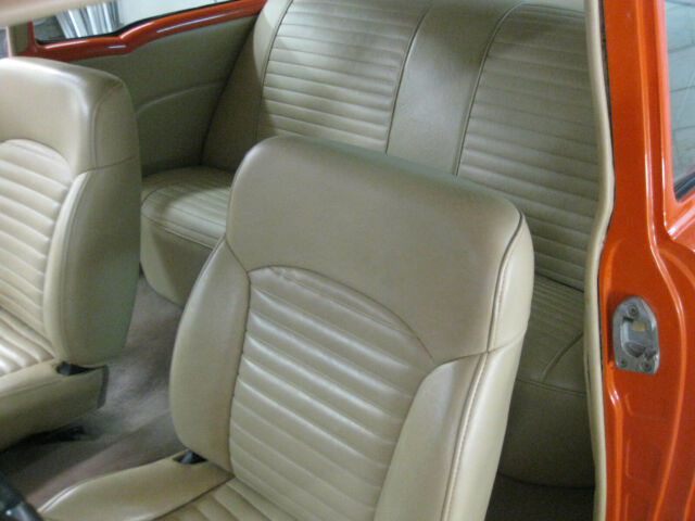 1955 Orange Chevrolet Bel Air/150/210 Coupe