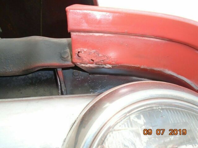 1955 Red Ford F-350 Cab & Chassis