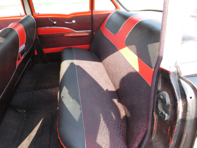 1957 Black Chevrolet Bel Air/150/210 Sedan