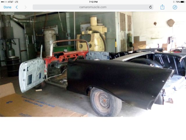 1957 Black Chevrolet Bel Air/150/210 Convertible