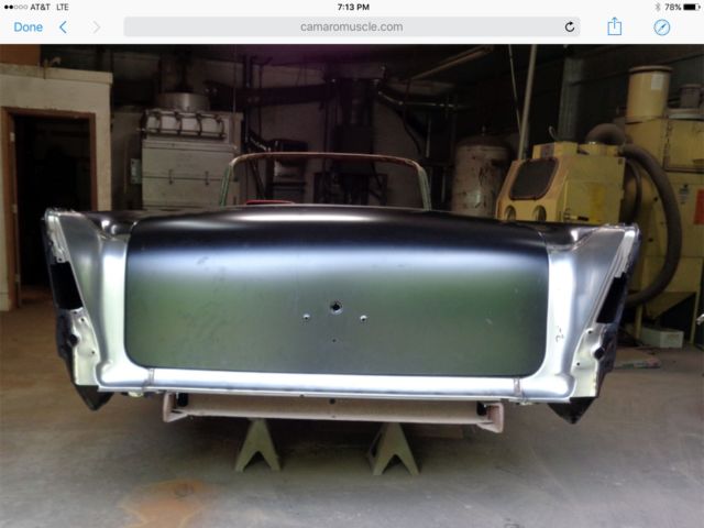 1957 Black Chevrolet Bel Air/150/210 Convertible