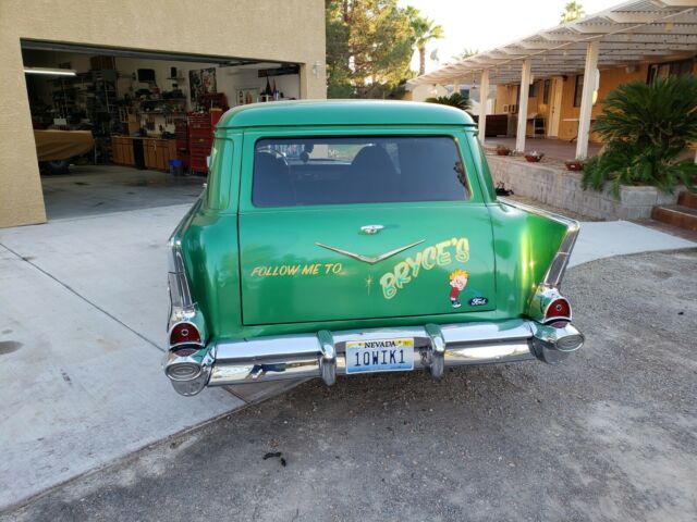 1957 Green Chevrolet Bel Air/150/210 Sedan Delivery