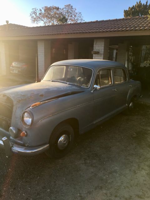 1958 Blue Mercedes-Benz 200-Series Sedan