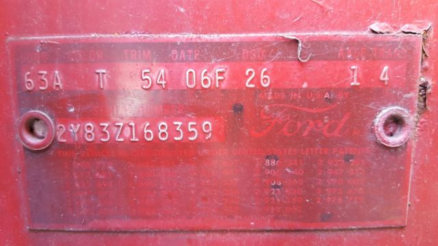 1962 Red/Tan Ford Thunderbird Coupe