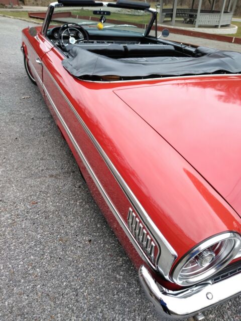 1963 RED w.  WHITE TOP Ford Galaxie Convertible