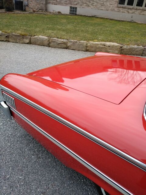 1963 RED w.  WHITE TOP Ford Galaxie Convertible