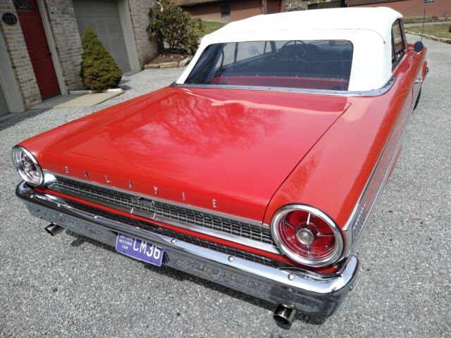 1963 RED w.  WHITE TOP Ford Galaxie Convertible