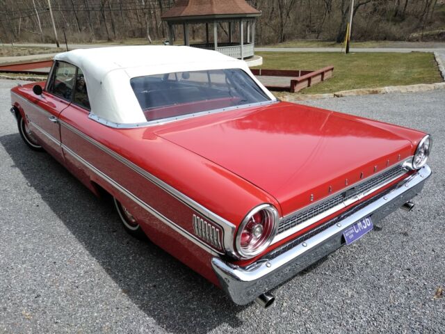 1963 RED w.  WHITE TOP Ford Galaxie Convertible