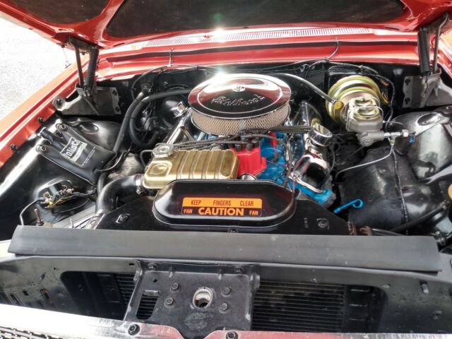 1963 RED w.  WHITE TOP Ford Galaxie Convertible