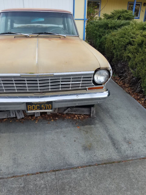 1964 Gold Chevrolet Nova Sedan