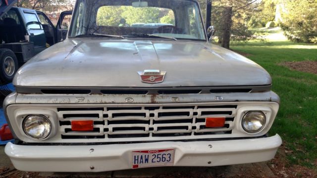 1964 Gray Ford F-100 Standard Cab Pickup