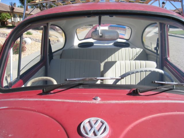 1965 Red Volkswagen Beetle - Classic Sedan
