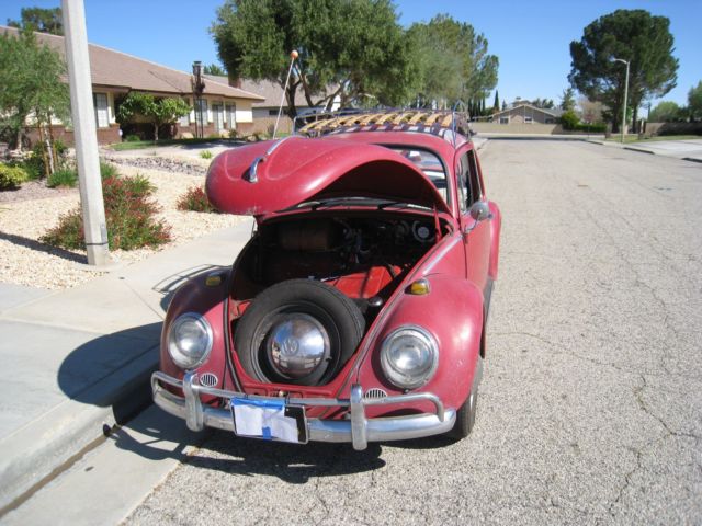 1965 Red Volkswagen Beetle - Classic Sedan