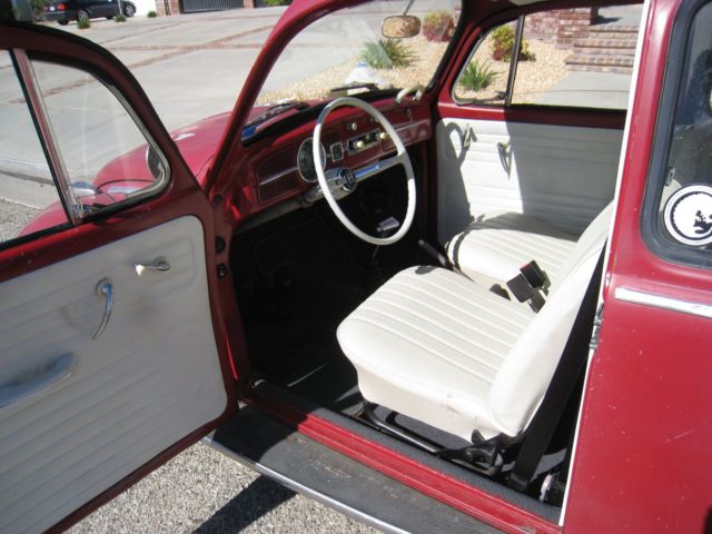 1965 Red Volkswagen Beetle - Classic Sedan