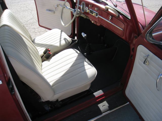 1965 Red Volkswagen Beetle - Classic Sedan