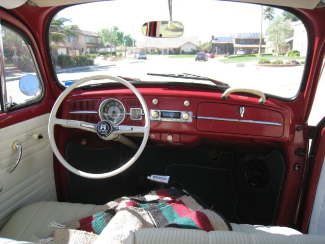1965 Red Volkswagen Beetle - Classic Sedan