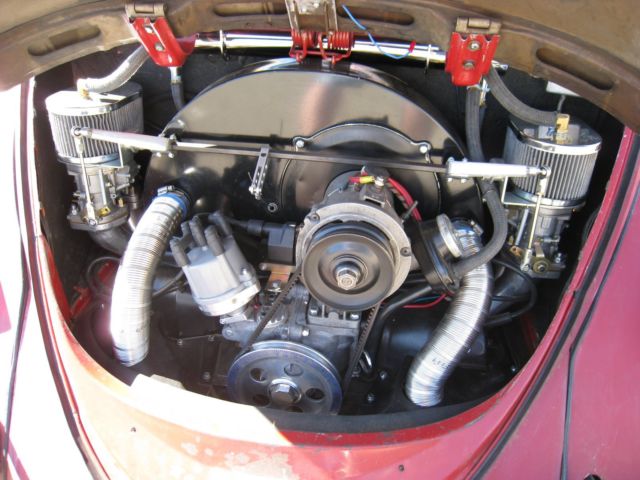 1965 Red Volkswagen Beetle - Classic Sedan