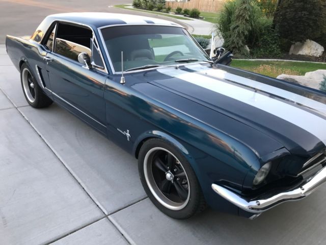 1965 Blue Ford Mustang Coupe