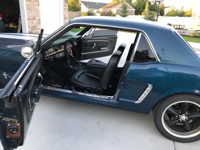 1965 Blue Ford Mustang Coupe
