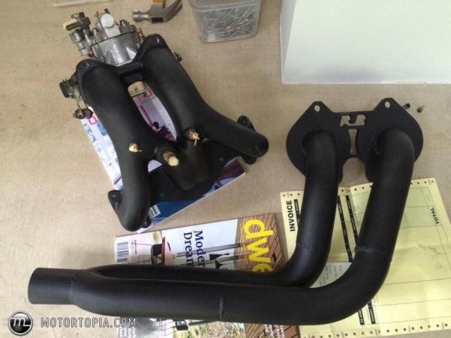 1965 White Austin Healey Sprite Convertible